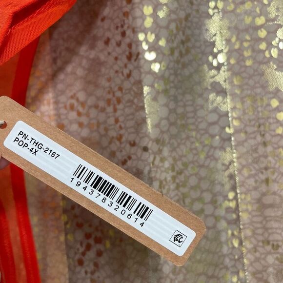 SKIMS Fits Everybody Sheer Mesh Panty Red Poppy 4X NWT - Picture 4 of 4